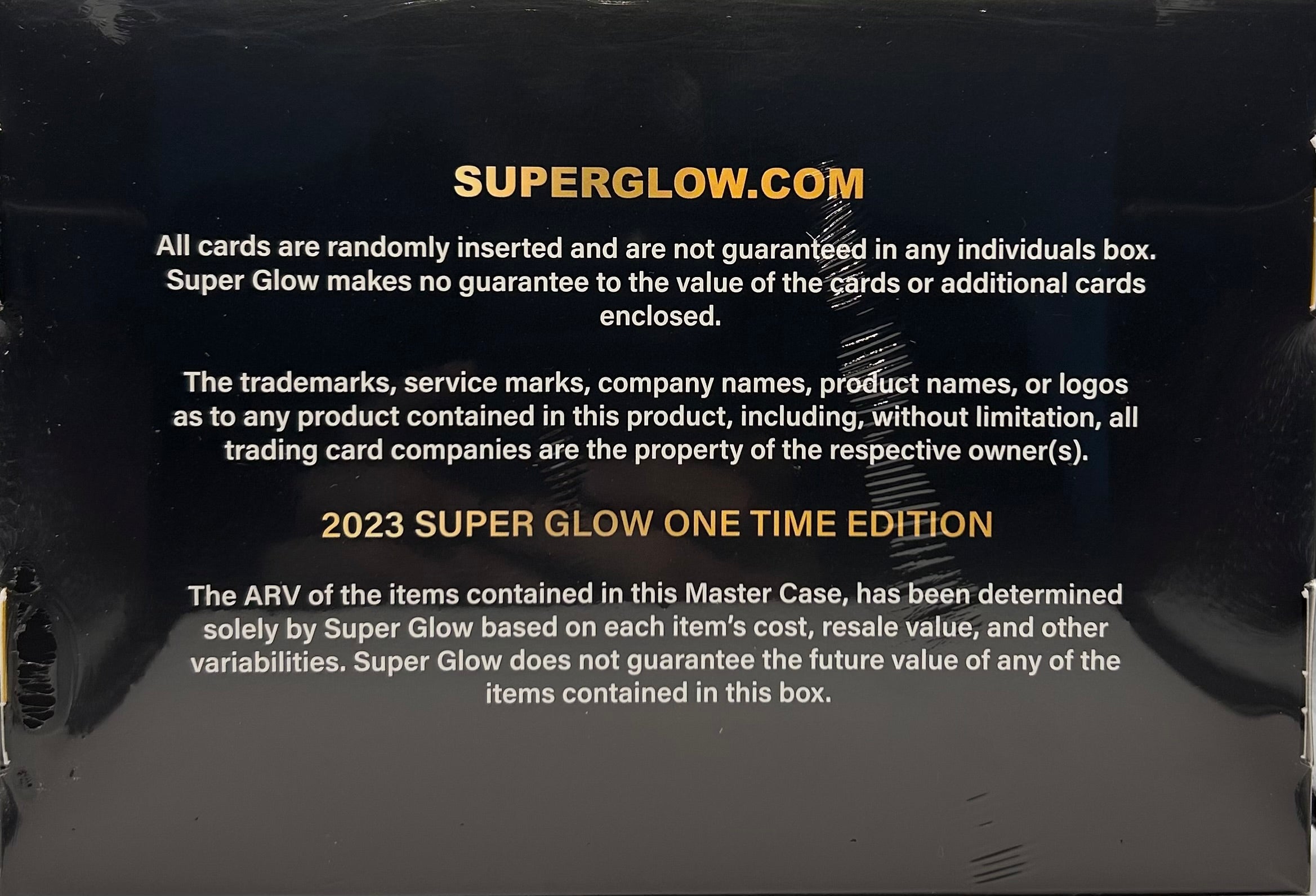 2023 Super Glow One Time Edition Series 1 Box