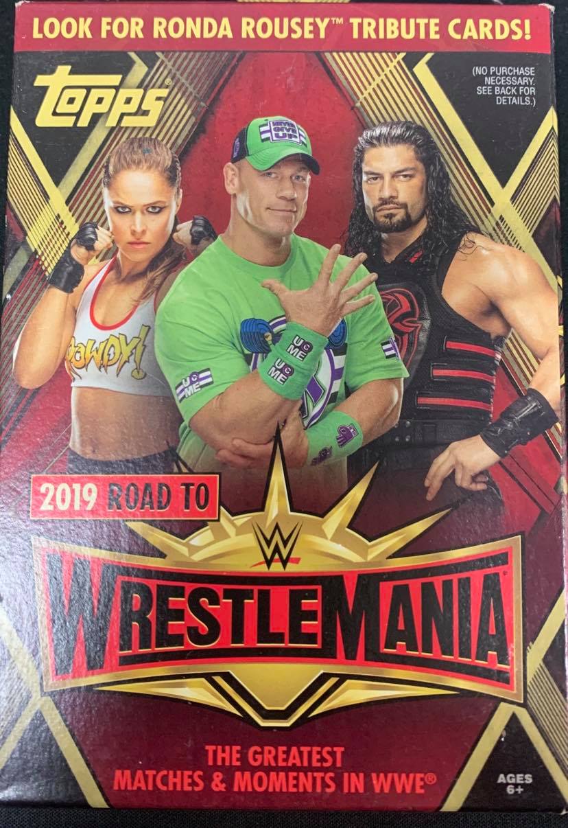 2019 Topps WWE Road to Wrestlemania Hanger