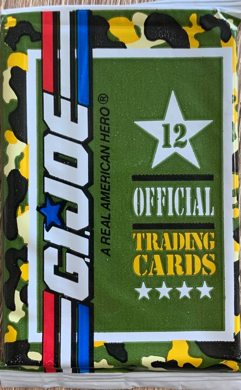 G.I. JOE trading cards pack