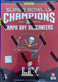 2021 NFL Super Bowl LV Champions Buccaneers boxed set