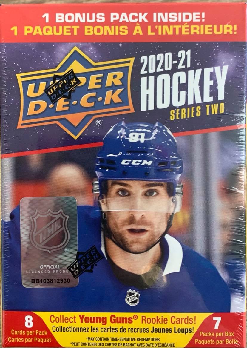 2020-21 Upper Deck Hockey Series 2 Blaster
