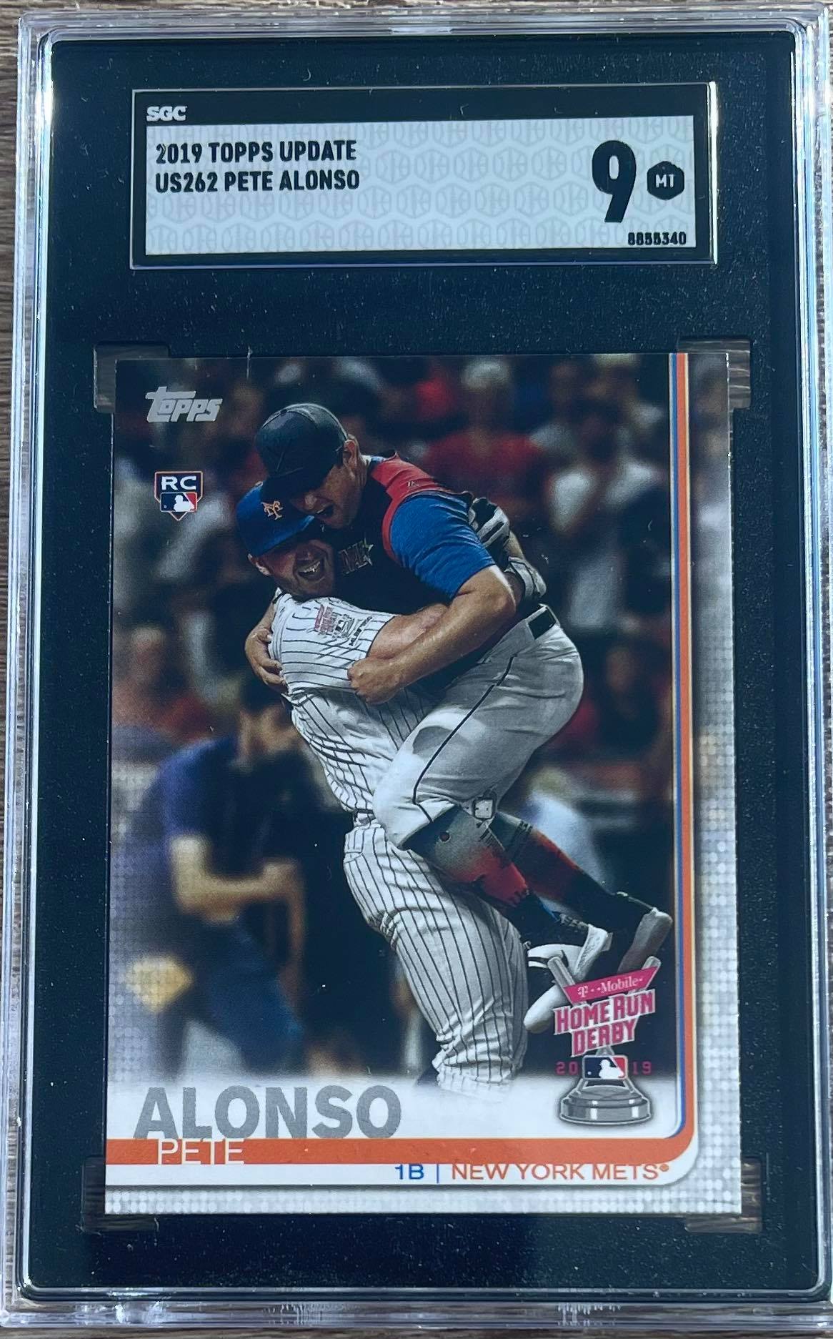 2019 Topps Update Pete Alonzo Rookie Card SGC 9