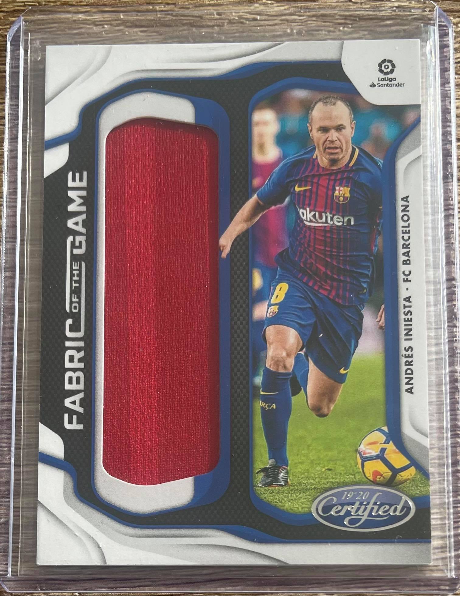 2019-20 Chronicles Fabric Of The Game Andres Iniesta