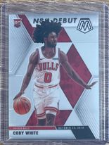 2019-20 Mosaic Nba Debut Coby White Rookie Card