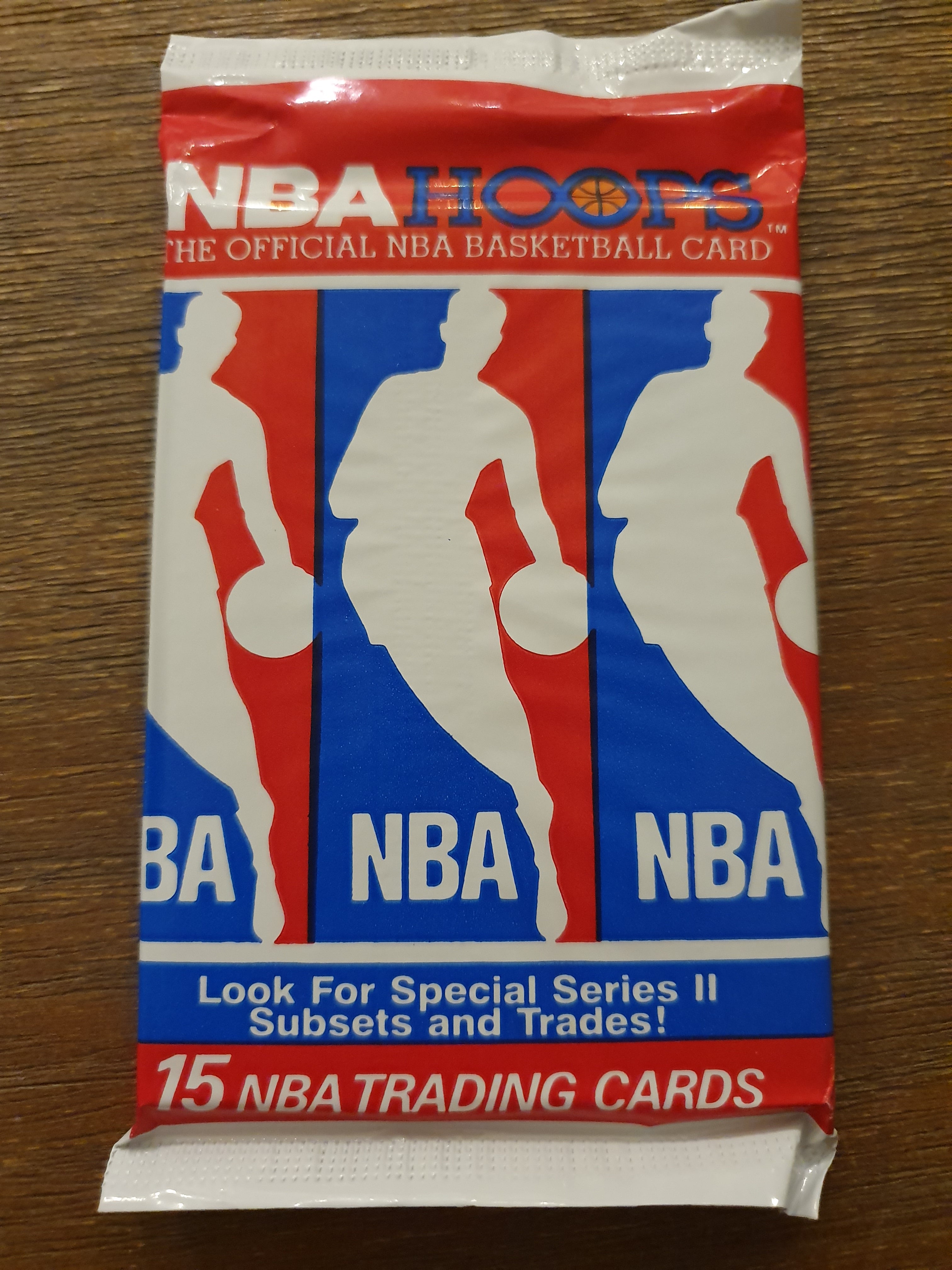 1990-91 NBA Hoops Basketball Series 2 pack