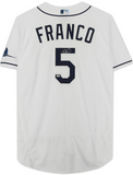 Fanatics Authentic Wander Franco Tampa Bay Rays Nike White Autographed Jersey