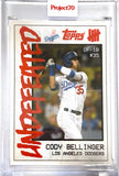 Topps Project 70 - 1973 Cody Bellinger by UNDEFEATED