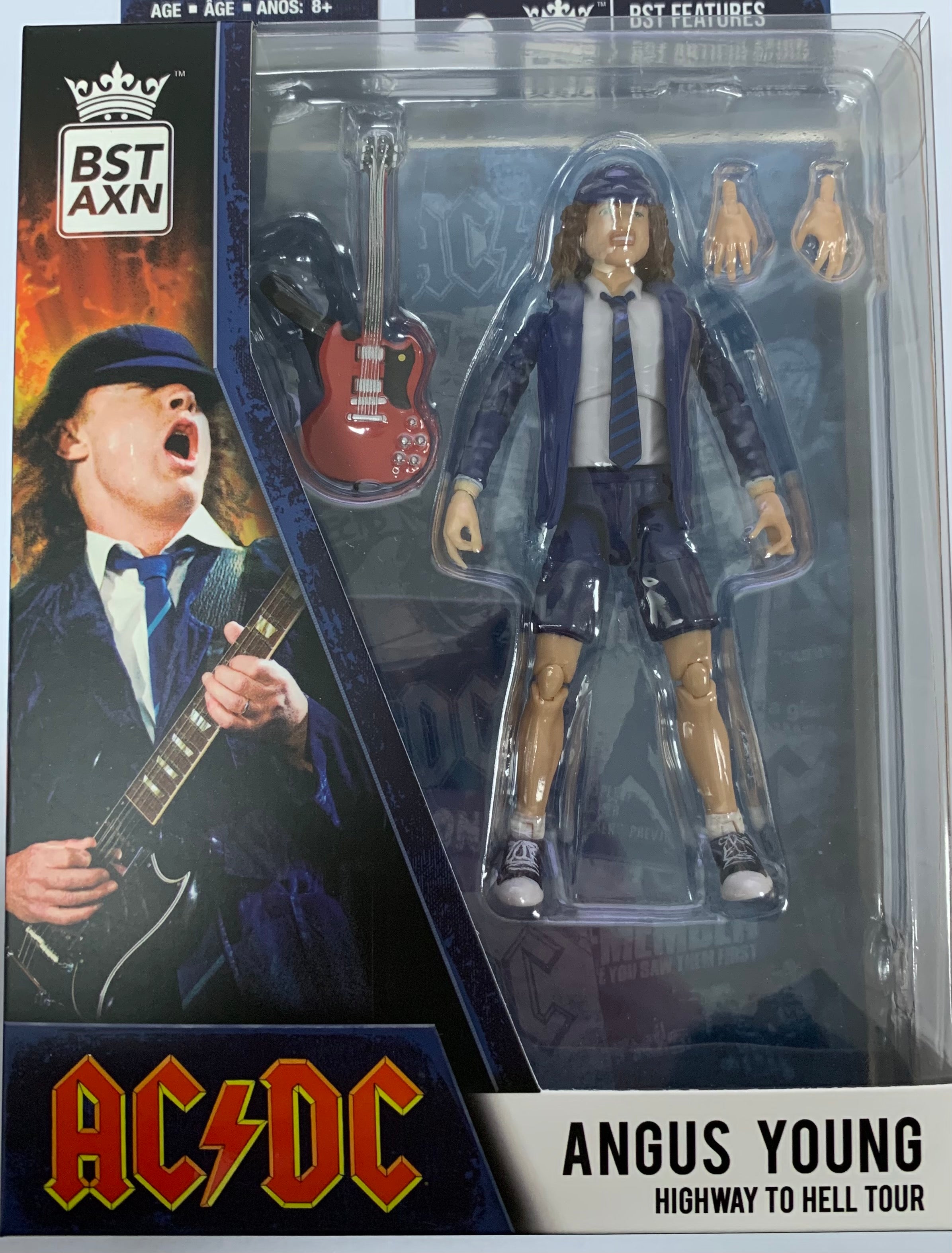 The Loyal Subjects BST AXN Angus Young AC/DC 5" Action Figure