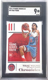 2018-2019 Chronicles Trae Young Rookie Card SGC 9