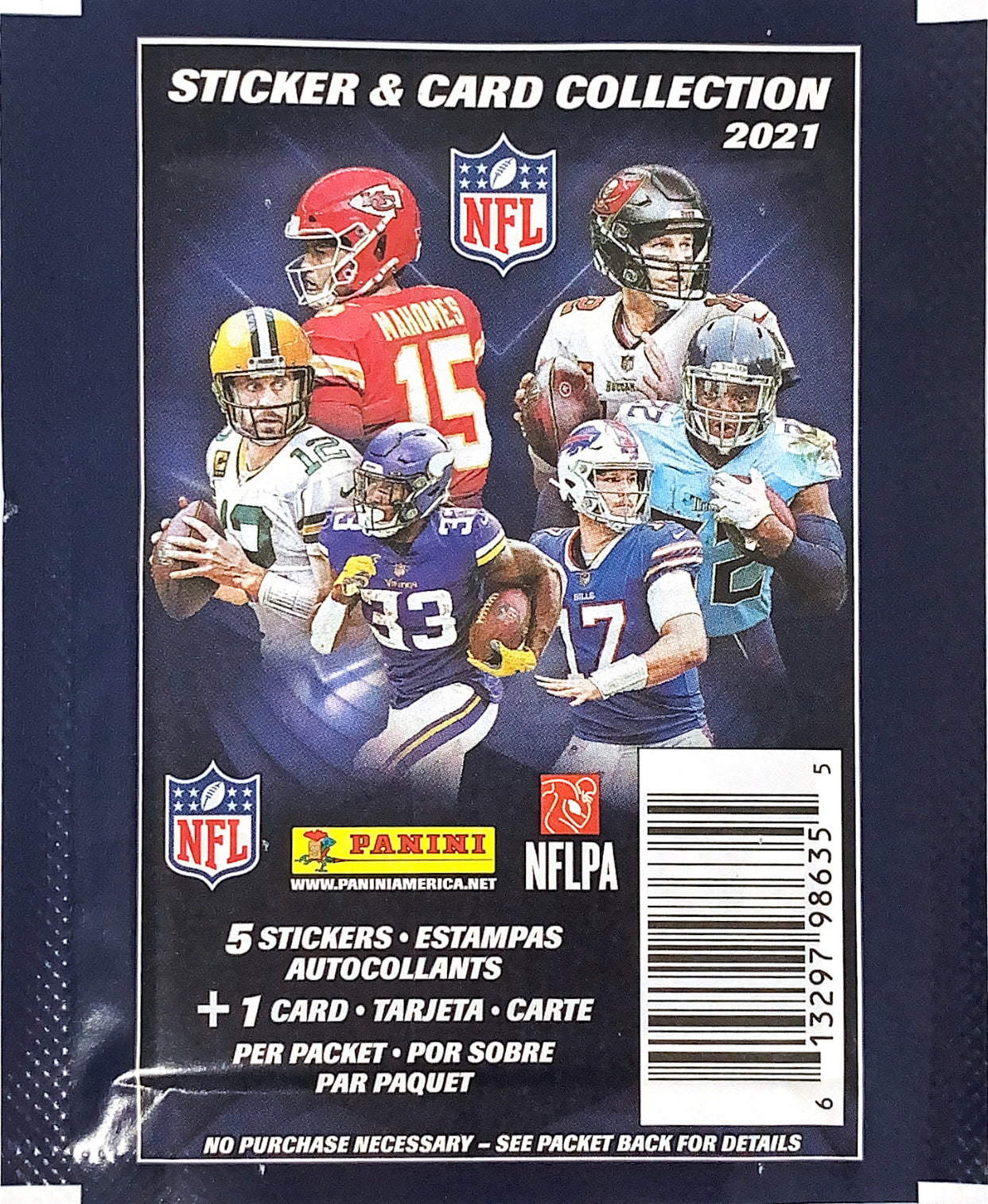 2021 Panini Football Sticker & Card Collection Pack