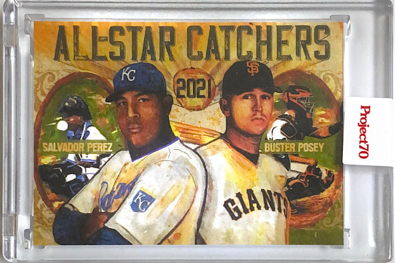 Topps Project 70 - All Star Salvador Perez & Buster Posey by Andrew Thiele