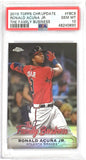 2019 Topps Chrome Update The Family Business Ronald Acuna Jr. PSA 10