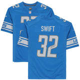 Fanatics Authentic D’Andre Swift Detroit Lions Nike Blue Autographed Jersey