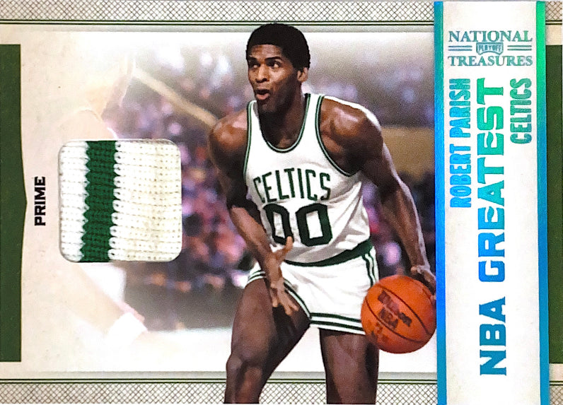 2009-10 National Treasures NBA Greatest Materials Prime Robert Parish #/25
