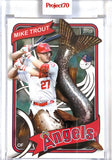 Topps Project 70 - 1980 Mike Trout by Greg “CRAOLA” Simkins