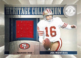 2011 Totally Certified Heritage Collection Materials Joe Montana