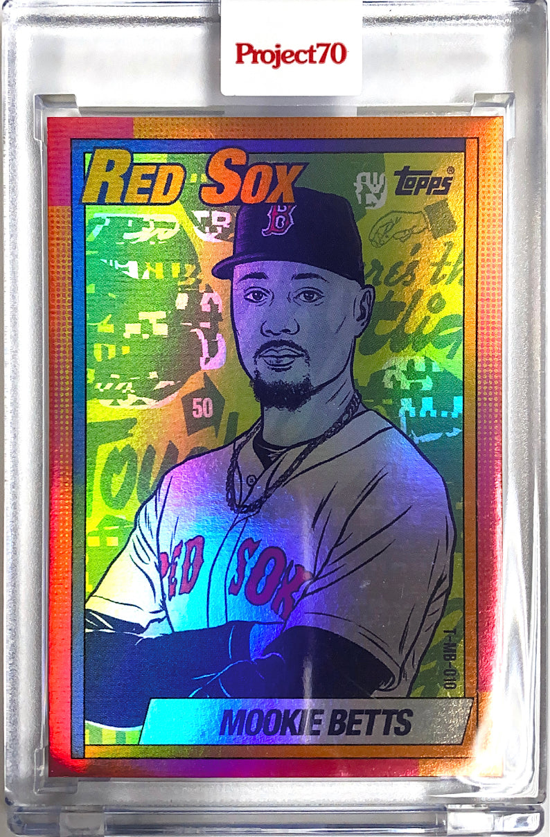 Topps Project 70 - 1990 Mookie Betts by Morning Breath Rainbow Foil #/70