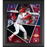 Fanatics Authentic Shohei Ohtani Los Angeles Angels Framed 15x17” Impact Player Collage with a Piece of Game-Used Baseball - Limited Edition of 500