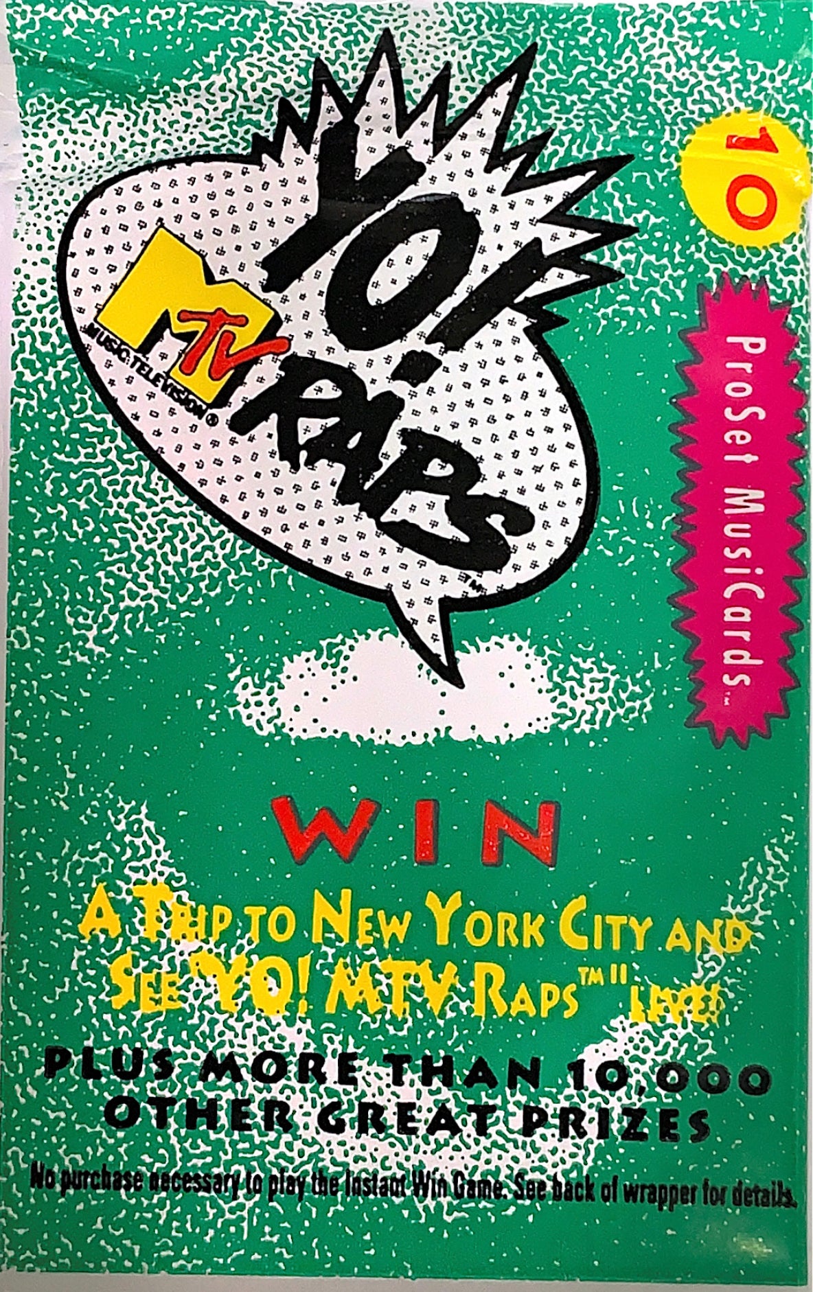 1991 YO! MTV Raps MusicCards Pack