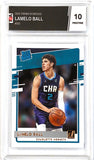 2020-21 Donruss Rated Rookie LaMelo Ball TGA 10