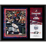 Fanatics Authentic Ozzie Albies Atlanta Braves 12x15” World Series Champions Plaque