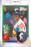 Topps Project 70 - 1963 Alex Rodriguez by Sean Wotherspoon Rainbow Foil #/70
