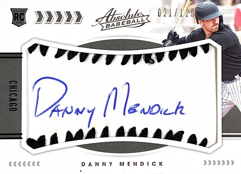 2020 Absolute Rookie Baseball Material Signatures Danny Mendick #21/129