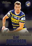 2018 NRL Traders 2018 Season to Remember Clint Gutherson