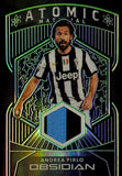 2020-21 Obsidian Atomic Materials Relics Electric Etch Green Andrea Pirlo #12/25