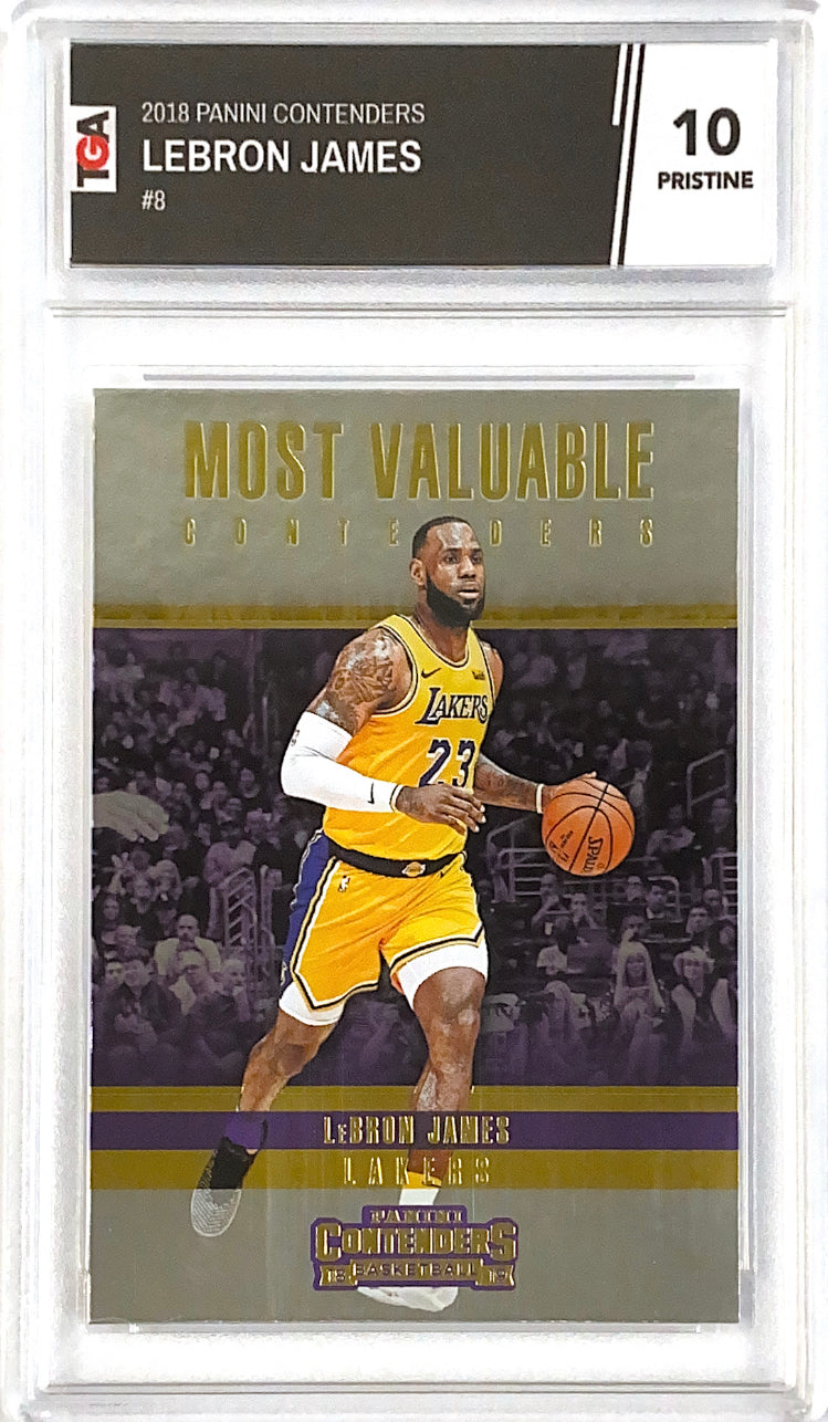 2018-19 Contenders Most Valuable LeBron James TGA 10