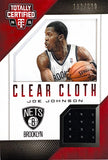 2014-15 Certified Clear Cloth Jersey Joe Johnson #/299