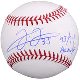 Fanatics Authentic Frank Thomas Chicago White Sox Autographed Baseball with "93 & 94 AL MVP" Inscription