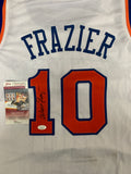 Walt Frazier New York Knicks autographed custom singlet with JSA COA