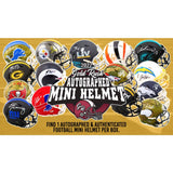 Gold Rush 2022 Autographed NFL Mini Helmet