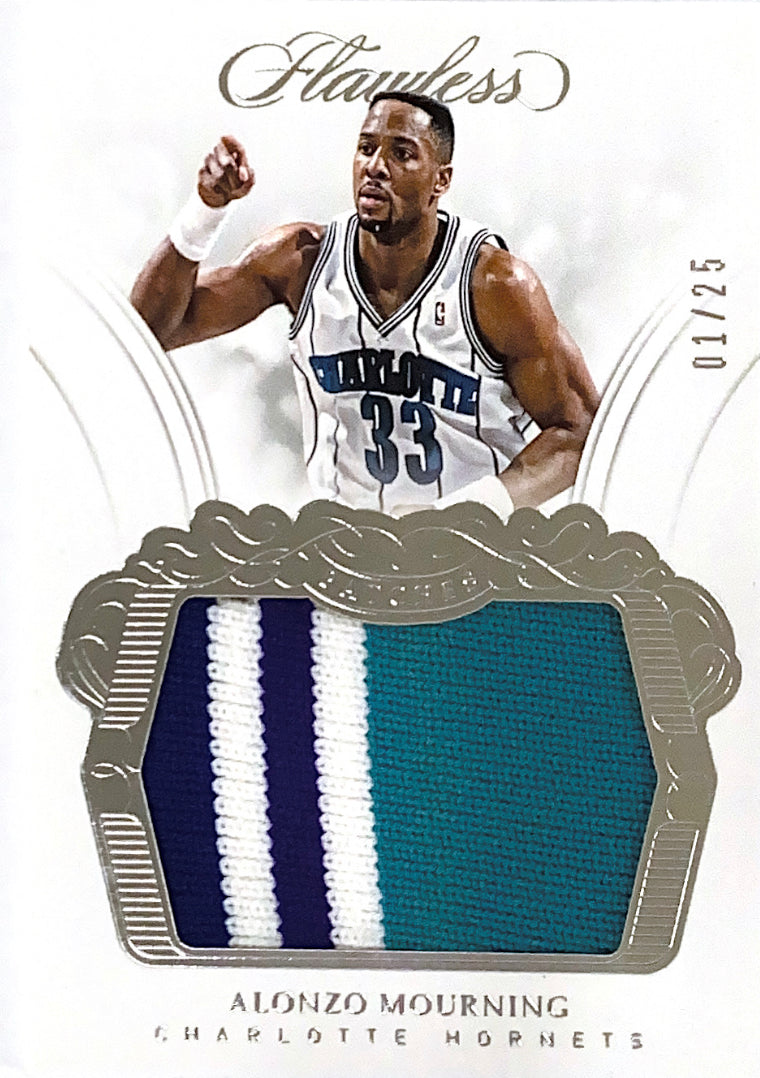 2017-18 Flawless Patches Alonzo Mourning #1/25