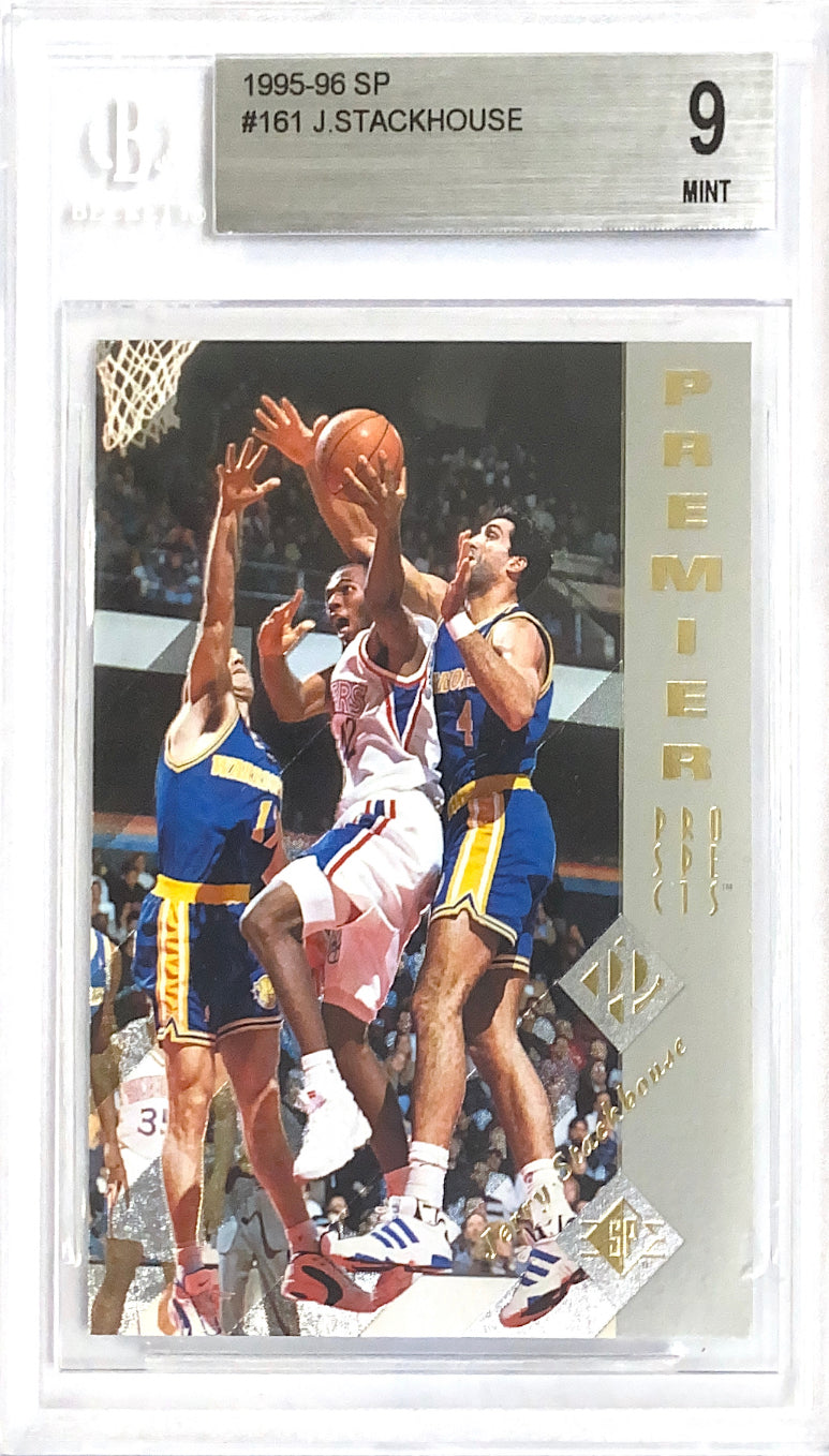 1995-96 SP Jerry Stackhouse RC BGS 9