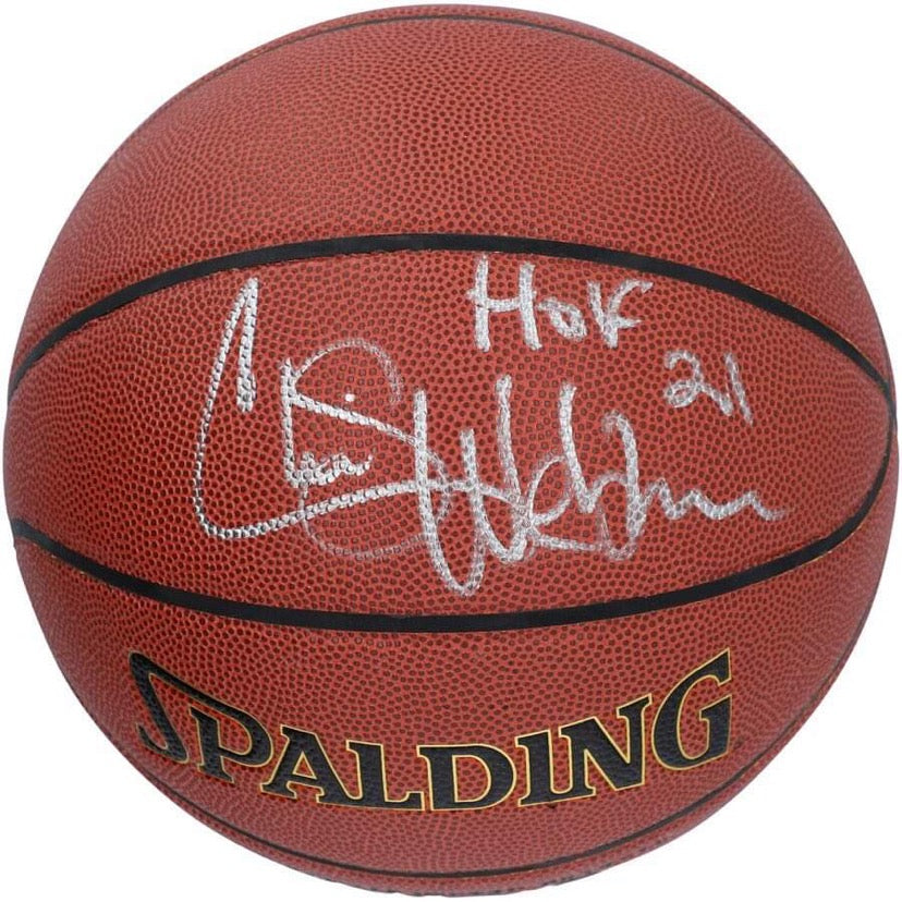 Fanatics Authentic Chris Webber Sacramento Kings Autographed Zi/O Excel Basketball with "HOF 21" Inscription