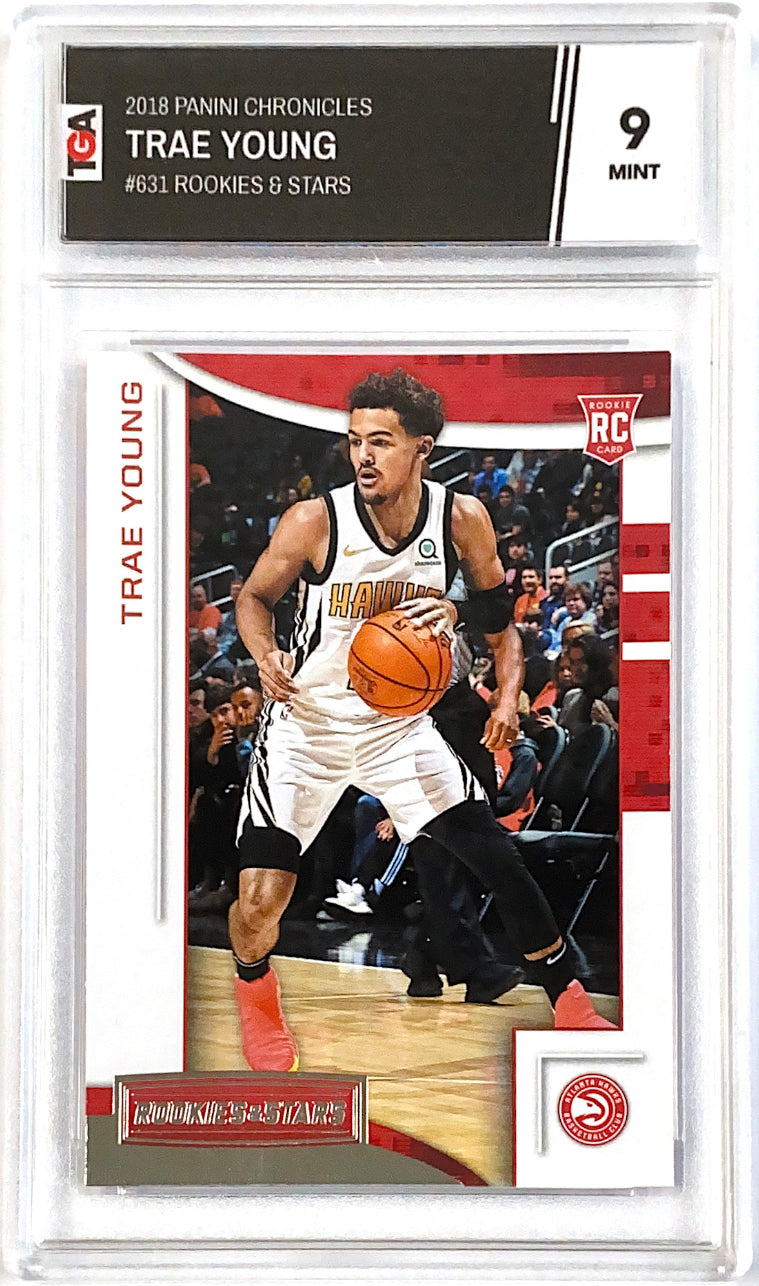 2018-19 Chronicles Rookies and Stars Trae Young RC TGA 9