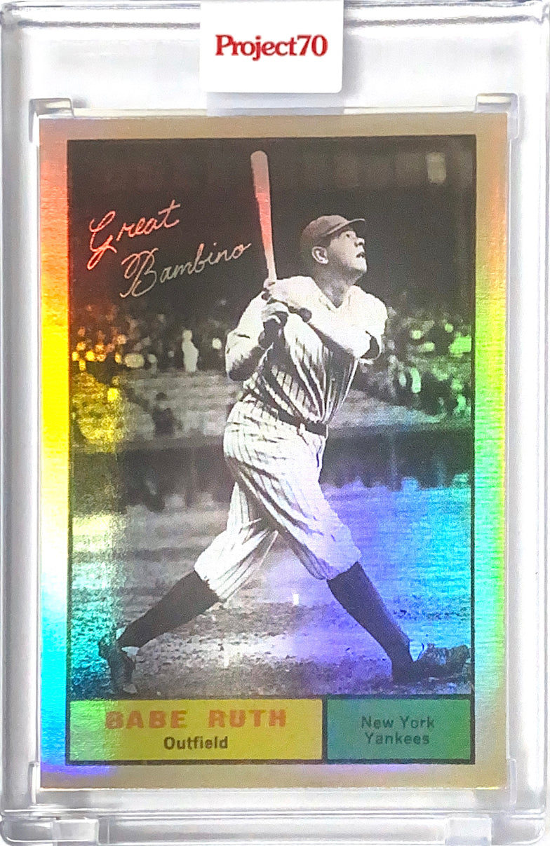 Topps Project 70 - 1962 Babe Ruth by Infinite Archives Rainbow Foil #/70