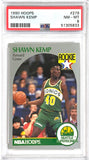 1990-91 Hoops Shawn Kemp RC PSA 8