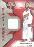 2015-16 Certified Fabrics of the Game Materials Tyson Chandler #/99