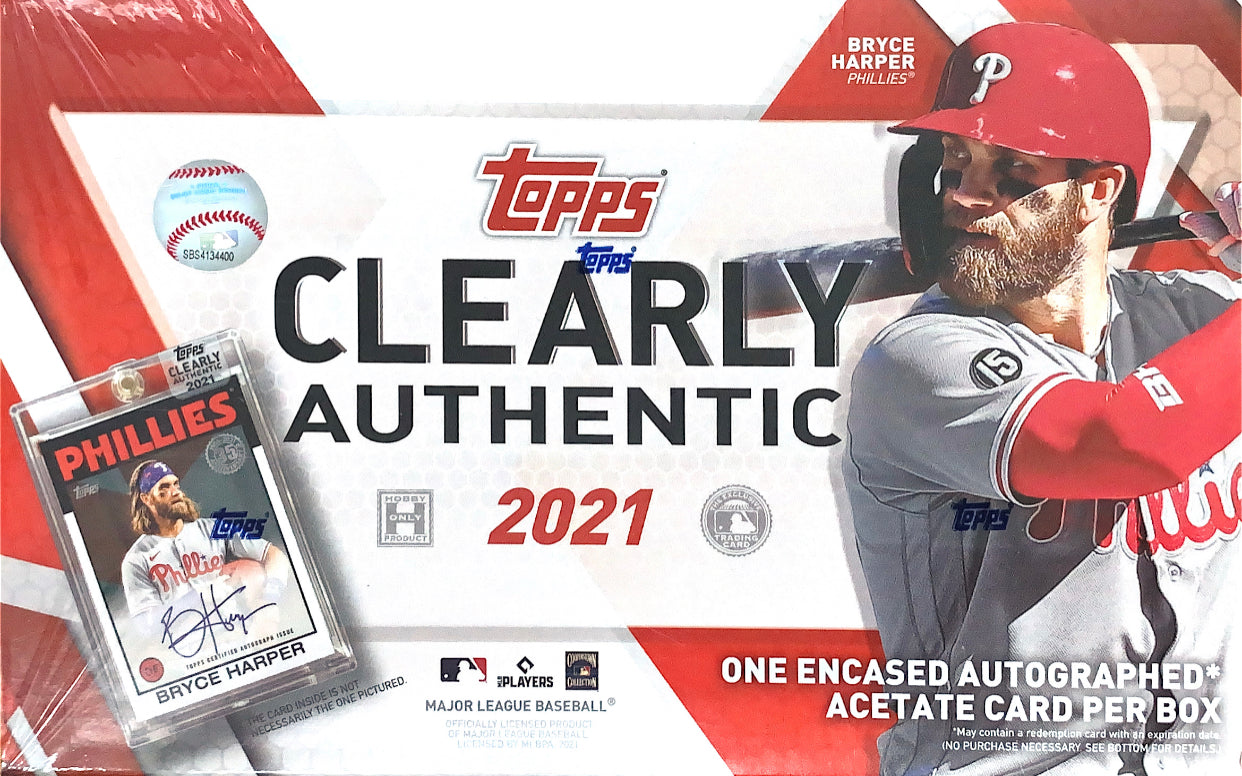 2021 Topps Clearly Authentic Hobby Box